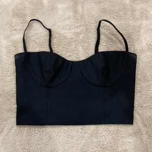 Aritzia Babaton Bustier Crop Top